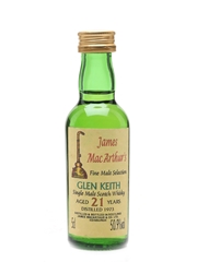 Glen Keith 1973 21 Year Old James MacArthur's 5cl / 50.9%