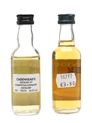 Tomintoul 10 Year Old Cadenhead's & Distillery Bottling 2 x 5cl