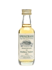 Springbank Distillery Visitors 2013 Private Bottling 5cl / 40%