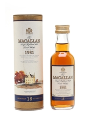 Macallan 1981 18 Year Old 5cl / 43%