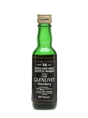 Glenlivet 14 Year Old Bottled 1970s - Cadenhead's 5cl / 46%