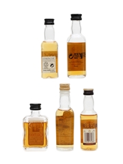 5 x Assorted Whisky including Wilsons New Zealand Miniature 40%