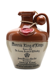 Munro's King Of Kings Bottled 1980s - Ceramic Decanter 75cl / 43%