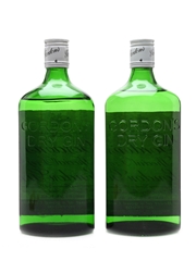 Gordon's Special Dry London Gin Bottled 1970s 2 x 75.7cl / 40%