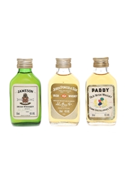 Irish Whiskey John Jameson, John Power & Paddy 3 x 5cl / 40%