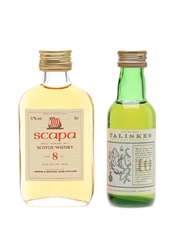 Scapa 8 Year Old & Talisker 10 Year Old  2 x 5cl
