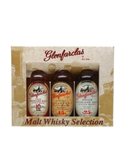 Glenfarclas Malt Whisky Selection 10, 15 & 25 Year Old 3 x 5cl