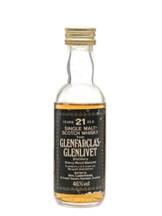 Glenfarclas Glenlivet 21 Year Old Bottled 1980s - Cadenhead's 5cl / 46%
