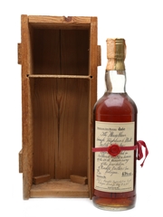 Macallan 1957 Handwritten Label