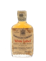 Dewar's White Label Spring Cap Bottled 1950s 5cl / 40%