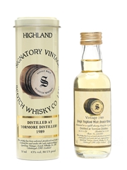 Tormore 1989 11 Year Old - Signatory Vintage 5cl / 43%
