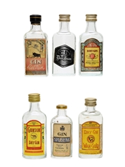 Assorted Spanish Gin Beltrain, Don Juan, Ginebra, Gunson, Sorel & Wan Guld 6 x 5cl
