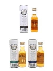 Bowmore Darkest, 12 Year Old & 17 Year Old Bottled 2000s 3 x 5cl / 43%