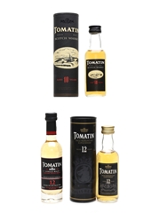 Tomatin 10 & 12 Year Old  3 x 5cl