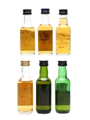 Assorted Single Malt Scotch Whisky Glen Keith, Royal Lochnagar, Strathisla, Tullibardine 6 x 5cl