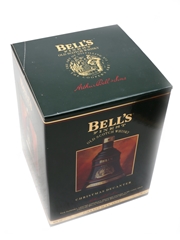 Bell's Christmas 1992 & 1993 Ceramic Decanters  2 x 70cl / 40%
