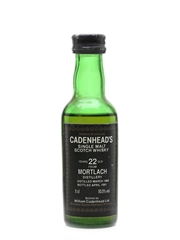 Mortlach 1969 22 Year Old Bottled 1991 - Cadenhead's 5cl / 50.5%