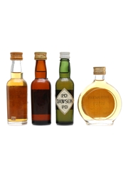 Assorted Blended Scotch Whisky Bottled 1960s - Mackinlay's, Old Craig, Peter Dawson, Whyte & Mackays 4 x 5cl / 40%
