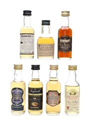 Assorted Single Malt Whisky & Liqueur Ardmore, Glen Elgin, Glenturret, Loch Lomond, Speyside, Tamnavulin 7 x 5cl