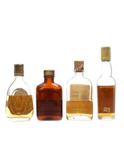 Assorted Blended Scotch Whisky Bottled 1930s-1940s - Gillie's, Robertson's, Scot's Piper, Scottish Cream 4 x 4.7cl-5cl