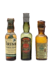 3 x Blended Irish Whiskey Miniature 