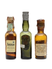 3 x Blended Irish Whiskey Miniature 