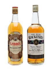 Grant's Standfast & The Real Mackenzie Bottled 1980s 75cl & 100cl
