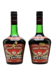 De Kuyper Cherry Brandy Bottled 1970s 2 x 70cl / 24%