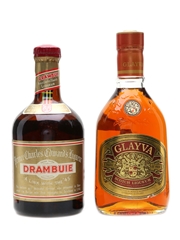Drambuie & Glayva Bottled 1970s 67.2cl & 68cl / 40%