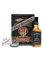 Jack Daniel's Old Time Tennessee Whiskey Tumblers Set - Bottled 1990s 70cl / 40%