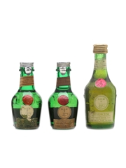 Benedictine DOM Bottled 1960s & 1970s 3 x 3cl-5cl