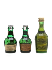 Benedictine DOM Bottled 1960s & 1970s 3 x 3cl-5cl