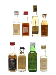 Assorted Liqueurs Arcola, Freihof, Linie, Marie Brizard, Moroni, Pernod & P Thomopoulos 8 x 2cl-5cl