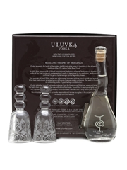 Uluvka Vodka & 2 Glasses Gift Pack Miniature 40%