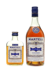 Martell 3 Star Bottled 1970s 15cl & 68cl / 40%