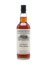 Springbank 1995 Cask #545 Cask Owner's Private Bottling 70cl