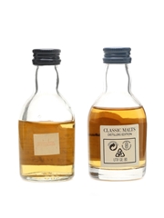 Dalwhinnie 15 Year Old & 1980 Distillers Edition  2 x 5cl / 43%
