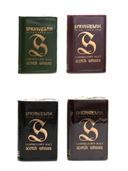 Springbank Volume I, II, III & IV Ceramic Book Miniature 4 x 5cl