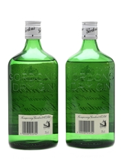 Gordon's Special Dry London Gin Bottled 1980s 2 x 75cl / 40%