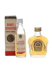 Crown Royal & Hankey Bannister Canadian & Scotch Whisky 2 x 5cl