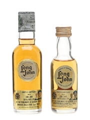 Long John Bottled 1970s - Stock 2 x 3cl-5cl