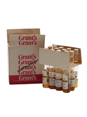 Grant's Standfast Case The World's Smallest Bottles Of Whisky 12 x <1cl / 40%