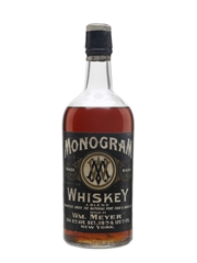 Wm Meyer Monogram Bottled 1910s 75cl