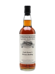 Springbank 1993 Cask #444 Cask Owner's Private Bottling 70cl