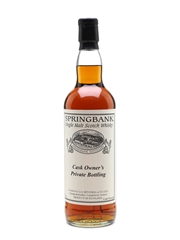 Springbank 1993 Cask #444 Cask Owner's Private Bottling 70cl