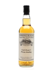 Springbank 1993 Cask #546 Cask Owner's Private Bottling 70cl / 49.7%