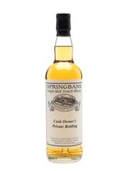 Springbank 1993 Cask #546 Cask Owner's Private Bottling 70cl / 49.7%