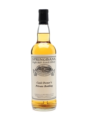 Springbank 1993 Cask #546 Cask Owner's Private Bottling 70cl / 49.7%