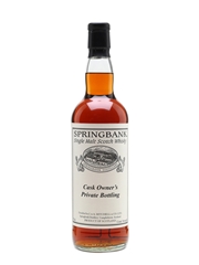 Springbank 1995 Cask #545 Cask Owner's Private Bottling 70cl