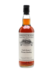 Springbank 1995 Cask #545 Cask Owner's Private Bottling 70cl